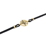 Mabina Bracciale in nylon con rosa dei venti 534142